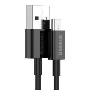 НАДЕЖНЫЙ БЫСТРЫЙ УНИВЕРСАЛЬНЫЙ КАБЕЛЬ USB-MICRO USB BASEUS 2А, 2М, 200 СМ