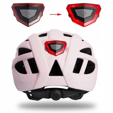 Детский велосипедный шлем со светодиодной подсветкой S 50-59см