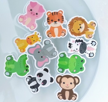 ИГРУШКИ ДЛЯ ВАННЫ ПЕННЫЙ ПАЗЛ ДЛЯ ВАННЫ + СЕТКА ДЛЯ ИГРУШЕК ДЛЯ ВАННЫ