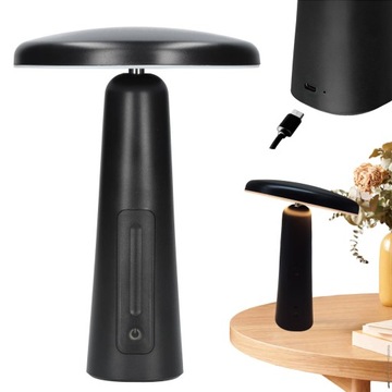 lampa stołowa led bezprzewodowa sterowanie dotykowe mushroom Lampa nocna