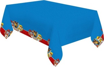 OBRUS PLASTIKOWY URODZINOWY PSI PATROL CHASE SKY 180x120 cm
