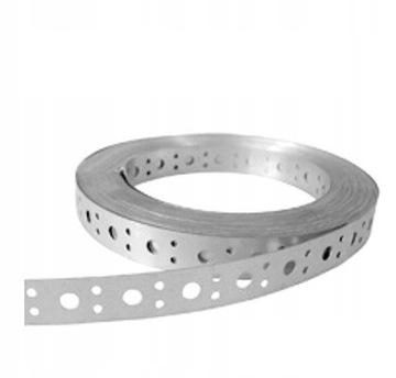 Taśma montażowa perforowana spiro bednarka 0,6x17mm 25m