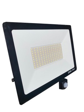 HALOGEN LAMPA NAŚWIETLACZ LED 200W Z CZUJNIK RUCHU