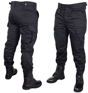 Брюки тактические боевые черные GROM XXL