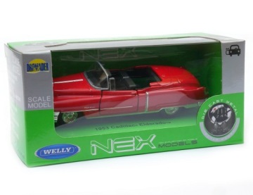Cadillac Eldorado 1953 года с открытым верхом, модель WELLY в масштабе 1:34