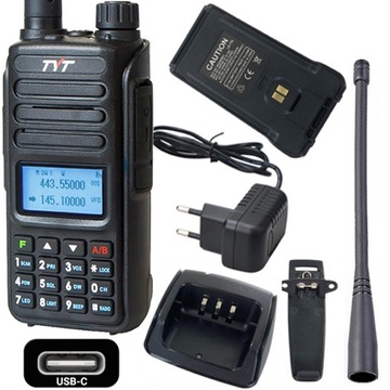 TYT TH-UV98 10W USB-C Krótkofalówka Radiotelefon Walkie Talkie PMR VHF UHF