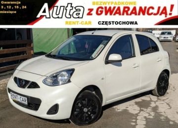 Nissan Micra IV Hatchback 5d Facelifting 1.2 80KM 2015 Nissan Micra 1.2i 80PS Bezwypadkowy OPŁACONY