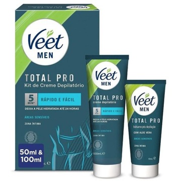 Veet Krem do depilacji dla mężczyzn 100ml + 50ml ZESTAW