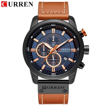 Top marka luksusowy zegarek chronograf kwarcowy mężczyźni sport zegarki wo