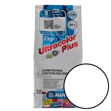 Fuga Ultracolor Plus 2 kg kolor 100 biały MAPEI