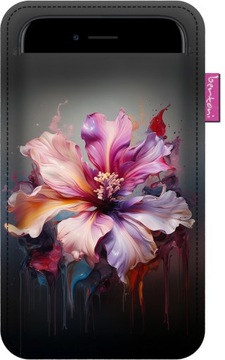 Etui na smartfon BERTONI z filcu Livia antracyt 10 x 17,5 cm