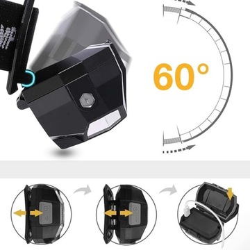 АККУМУЛЯТОРНАЯ СВЕТОДИОДНАЯ ФАРА ДАТЧИК ДВИЖЕНИЯ ФАРЫ