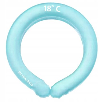 Poręczna rurka chłodząca na szyję Heatstroke Blue