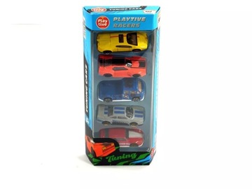 Samochody samochodziki PLAYTIVE RACERS TUNING 5 szt 5 pak