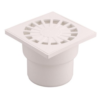 Kratka ściekowa 15x15cm Odpływ DOLNY Ø110 AQUER