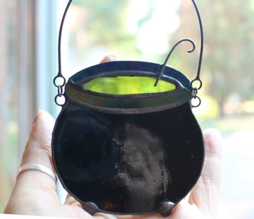 Украшение на Хэллоуин: котел ведьмы, темное украшение