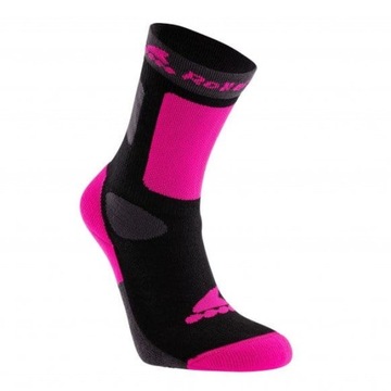Skarpetki do rolek Rollerblade KIDS SOCKS Junior różowe roz. 35-38