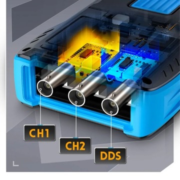 Измерительный прибор мультиметр осциллограф 3в1 FNIRSI 2C23T STD