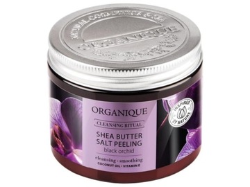 ORGANIQUE Black Orchid Peeling solny z masłem shea 200g