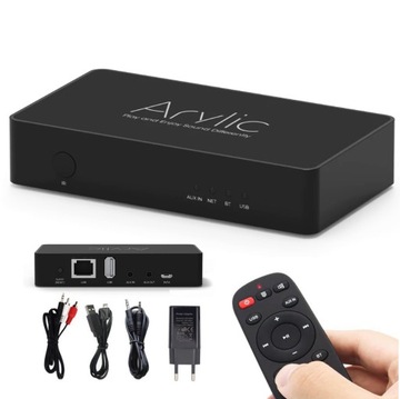 ARYLIC S10 ODTWARZACZ SIECIOWY AUDIO STREAMER MULTIROOM WIFI BLUETOOTH RJ45
