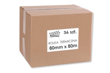 Rolki termiczne 80x80 FV VAT (1 KARTON 36 SZT.)