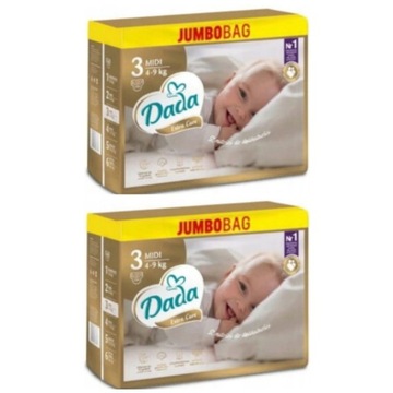 Pieluszki Dada 3 jumbobag Pampersy Extra Care