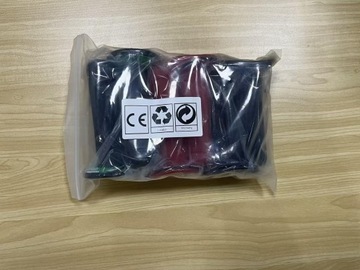 6 шт. креплений на руль, мотоциклетные, резиновые, 22 мм,