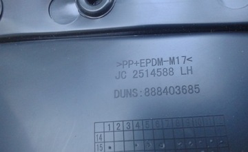 Tapicerka lewa boczek drzwi lewy tył Opel Astra V K 39060599