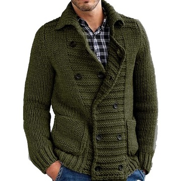 Sweter jesienny Cardigan Casual Street płaszcz dzi