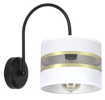 KINKIET PLAFON ŚCIENNY LAMPA EDISON CIEN LED ZŁOTO