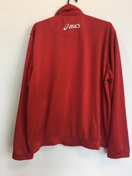 Asics, красный спортивный костюм, размер XL.