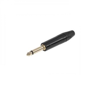 Wtyk Jack 6.3 mm mono HQ black
