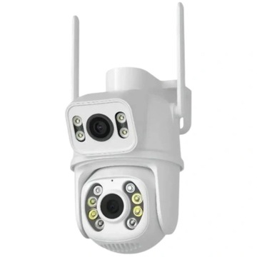 ZEWNĘTRZNA KAMERA 4K DWA OBIEKTYWY WIFI 8MPx/6 APLIKACJA DUO KAMERY
