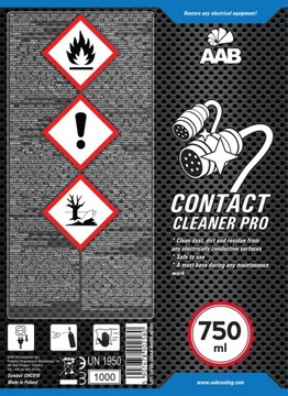 3x Contact Cleaner PRO 750мл ДЛЯ ОЧИСТКИ КОНТАКТОВ ЭЛЕКТРОНИКИ ДЛЯ СЕРВИСА