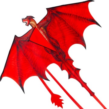 Великий повітряний змій дракон DRAGON кольоровий для дітей дорослих мотузка 100 м гра