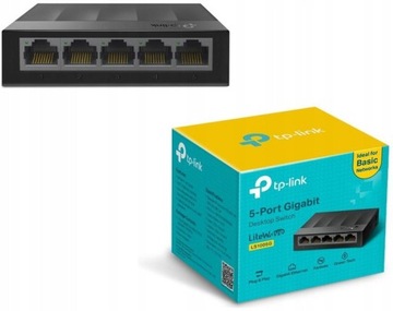 SWITCH TP-LINK LS1005G ENERGOOSZCZĘDNY GIGOWY