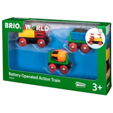 BRIO LOKOMOTYWA Z BETONIARKĄ
