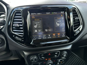 Jeep Compass II SUV 1.4 MultiAir 140KM 2018 Jeep Compass SalonPL! Półskóra Grzane fotele, zdjęcie 23
