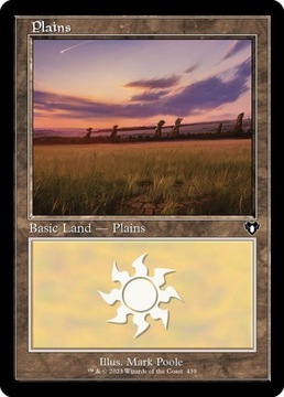 MtG: Plains (V.3) (xCMM)