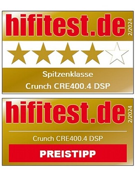 CRUNCH CRE400.4DSP BLUETOOTH DSP-усилитель и звуковой процессор