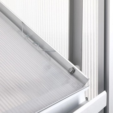 САДОВАЯ ТЕПЛИЦА ИЗ ПОЛИКАРБОНАТА 4,75 м2 АЛЮМИНИЕВЫЙ КАРКАС