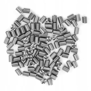 100 SZT SPRĘŻYNKI DO NAPRAWY GWINTU M4X0.7MM 1D