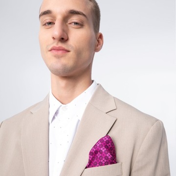 WITTCHEN розовый шелковый нагрудный платок