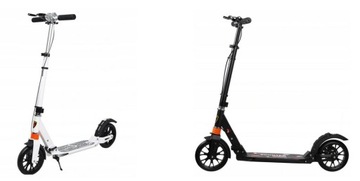 СКУТЕР XXL, АМОРТИЗАТОРЫ, 100 кг, СКЛАДНОЙ, ТОРМОЗ