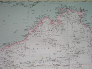 ОРИГИНАЛЬНАЯ БОЛЬШАЯ КАРТА 1921 ГОДА АВСТРАЛИИ СИДНЕЙ МЕЛЬБУРНА ТАСМАНИЯ РЕДКАЯ красивая