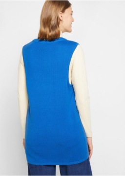 ВЯЗАННЫЙ ЖИЛЕТ ПУГОВИЦЫ__40