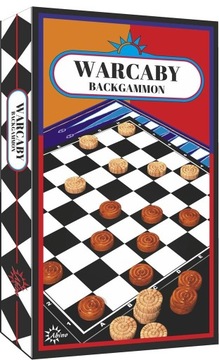 Warcaby - Backgammon Zestaw gier 2w1