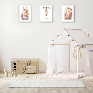 КАРТИНЫ ДЛЯ ДЕТСКОЙ КОМНАТЫ УКРАШЕНИЯ НАБОР ОРНАМЕНТОВ ПОСТЕРЫ 3 x А4