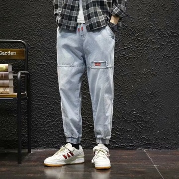2024 New Streetwear Hip Hop Cargo Pants Men's Jean