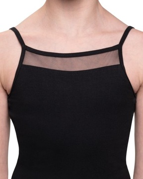 КОСТЮМ БАЛЕТНЫЙ ГИМНАСТИЧЕСКИЙ ЧЕРНЫЙ 134/140